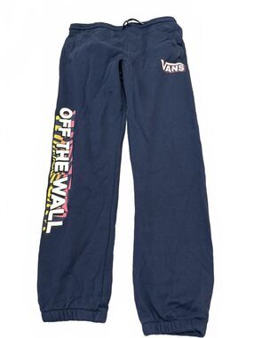 Vans Off the Wall Navy Joggers - Boys XL